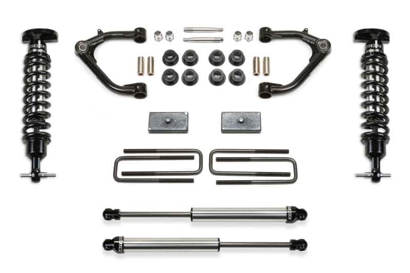 Fabtech — Fabtech 19-21 GM C/K1500 P/U 3in Uniball UCA Sys w/Dl 2.5 & 2.25
3" UNIBALL UCA SYS W
LftKt-Suspw/Shock - view 1