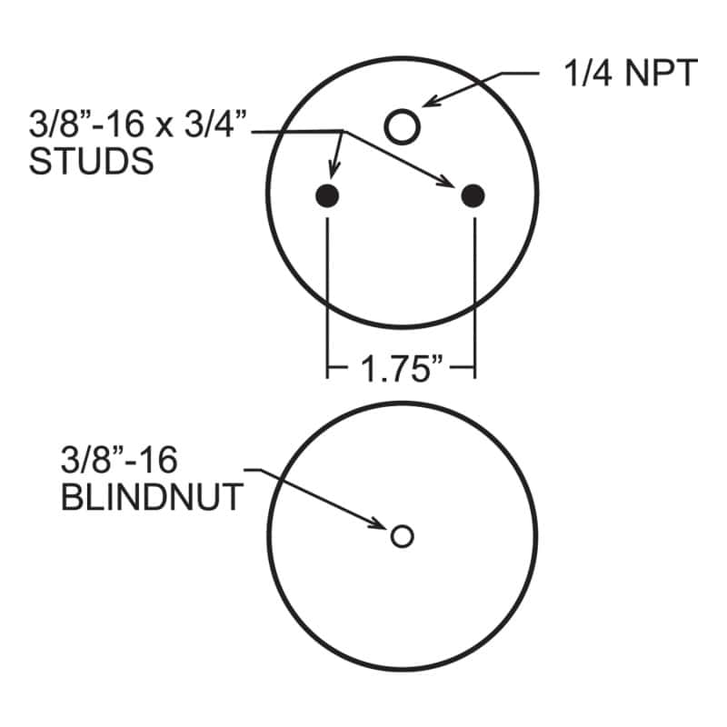 Firestone — Firestone Ride-Rite Replacement Bellow 268C (For Kit PN 2173/2485/2410/2213/2223/2189) (W217606762)
Replacement Bellows
SuspAirBag/Bellows - view 4