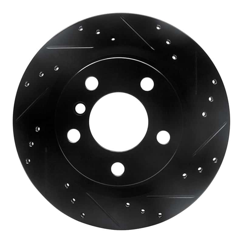 R1 Concepts — R1 06-21 BMW 320I (USA/Canada) Rear Right Drilled & Slotted Black Brake Rotor
R1 Brake Rotor Drill - view 1