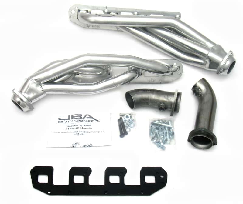 JBA — JBA 04-08 Dodge Durango 5.7L HEMI 1-5/8in Primary Silver Ctd Cat4Ward Header
Exhaust Header - view 1