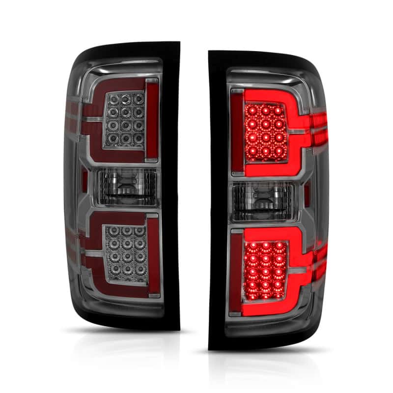 ANZO — ANZO 2014-2018 Chevy Silverado 1500 LED Taillights Smoke
Tail Light Set
LED Taillights - view 3