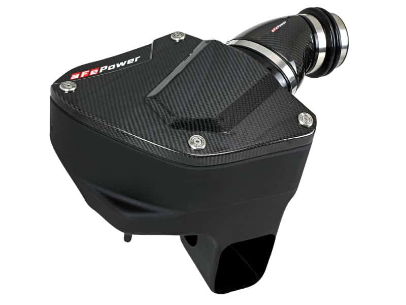 aFe — aFe Momentum Black Series Carbon Fiber Pro 5R Air Intake System BMW M5 (F90) 18-19
Black Series Intake - view 3
