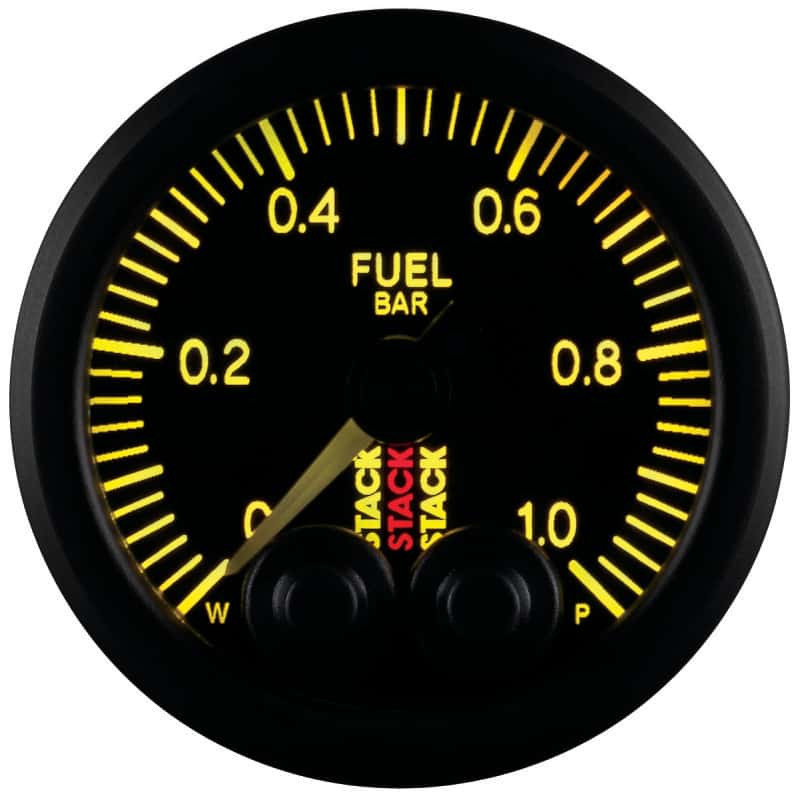 AutoMeter — Autometer Stack 52mm 0-1 Bar M10 Male Pro-Control Fuel Pressure Gauge - Black
Ga FuelP PC Blk 1Bar - view 10