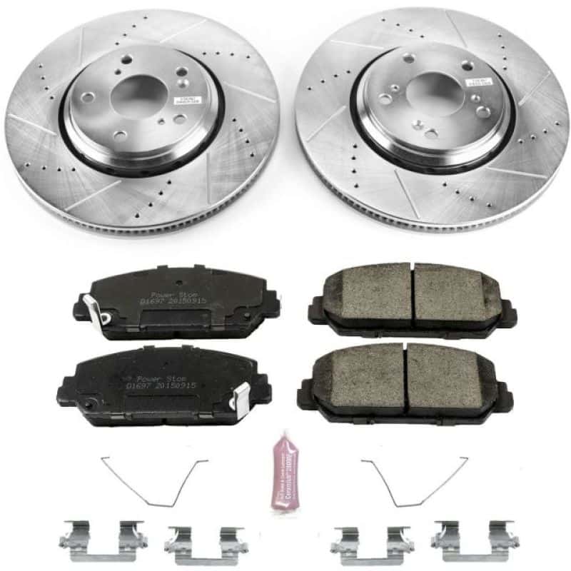 PowerStop — Power Stop 17-20 Honda Civic Front Z23 Evolution Sport Brake Kit - view 1