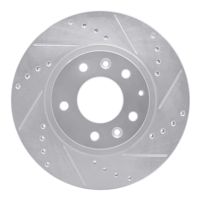 R1 Concepts — R1 06-15 Mazda MX-5 Miata Front Right Drilled & Slotted Silver Brake Rotor
R1 Brake Rotor Drill - view 1