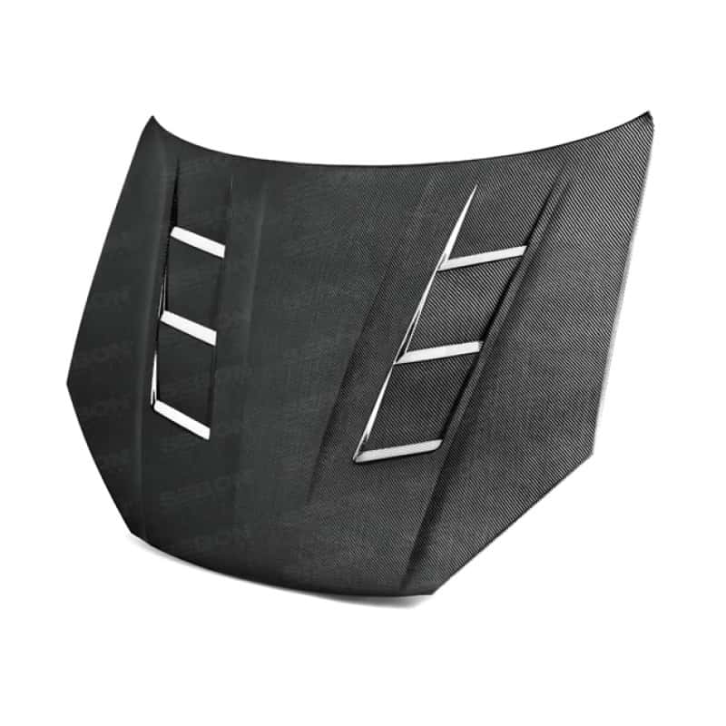 Seibon — Seibon 12-13 Hyundai Genesis TS Carbon Fiber Hood - view 6