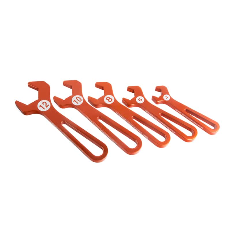 DeatschWerks — DeatschWerks T6061 AN Hose End Wrench Set (Sizes 4, 6, 8, 10,12) - view 1