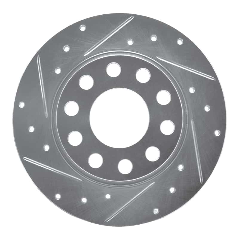R1 Concepts — R1 00-08 Audi A4 (USA/Canada) Rear Left Drilled & Slotted Silver Brake Rotor
R1 Brake Rotor Drill - view 1