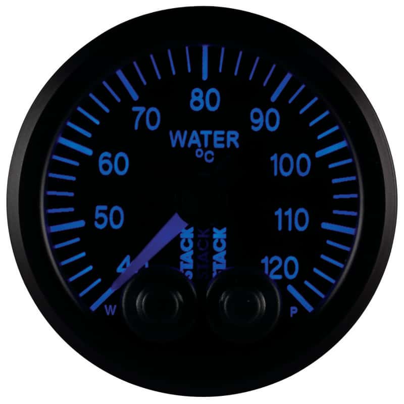 AutoMeter — Autometer Stack 52mm 40-120 Deg C 1/8in NPTF Male Pro-Control Water Temp Gauge - Black
Ga WTmp PC Blk 120C - view 5