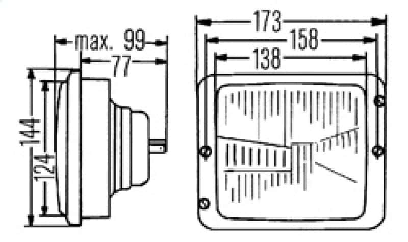 Hella — Hella Headlamp ES FAPO 1AA - view 12