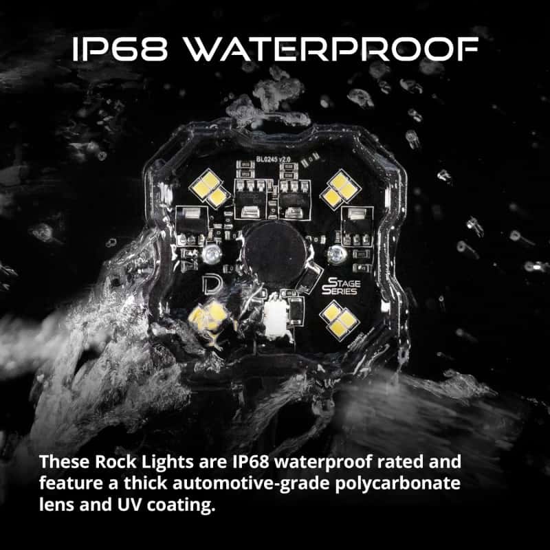 Diode Dynamics — Diode Dynamics Stage Series SXS Rock Light Installer Kit - White Diffused M8 (8-pack) - view 6