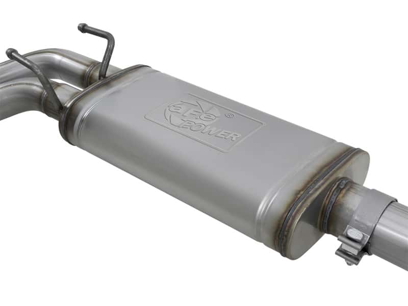 aFe — aFe Rebel Series 3in to 2.5in 409 SS Cat-Back Exhaust w/ Black Tips 09-18 GM Silverado/Sierra 5.4L
Cat-Back Exhaust - view 3