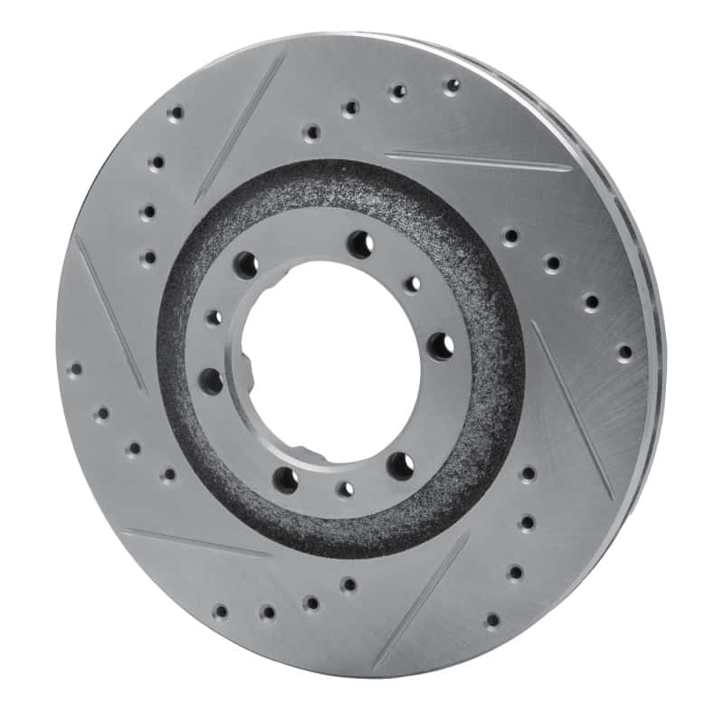 R1 Concepts — R1 92-02 Acura SLX Front Left Drilled & Slotted Silver Brake Rotor
R1 Brake Rotor Drill - view 2