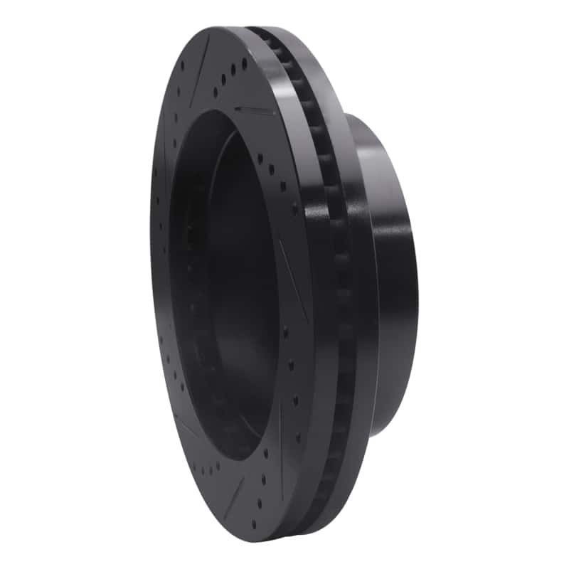 R1 Concepts — R1 01-25 Chevrolet AVALANCHE 2500 Front Right Drilled & Slotted Black Brake Rotor
R1 Brake Rotor Drill - view 4