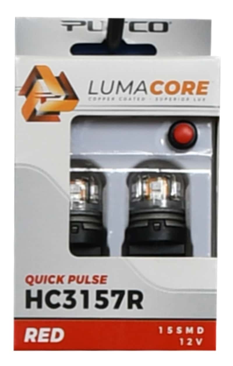 Putco — Putco LumaCore 3157 Red - Pair (x3 Strobe w/ Bright Stop)
Bulb - view 1