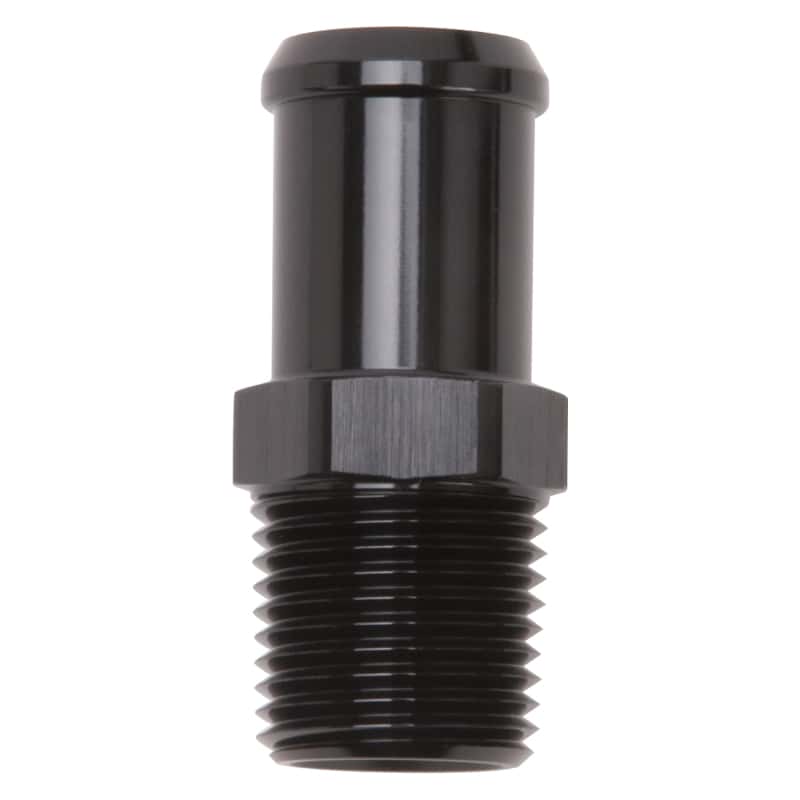 Edelbrock — Edelbrock Hose End Straight 1/2In NPT to 3/4In Barb Black Anodize
KIT PARTS - view 2