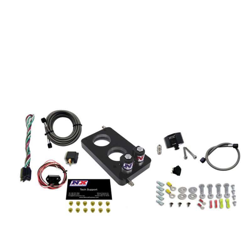Nitrous Express — Nitrous Express 05-10 Ford Mustang 4.6L 3 Valve Nitrous Plate Kit (50-150HP) w/o Bottle
Injection System Kit
N2OSys - view 3