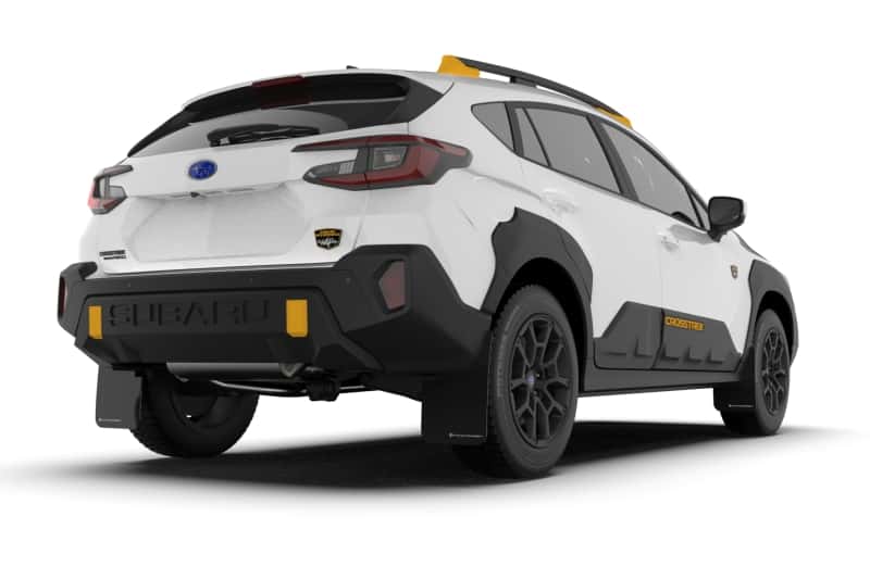 Rally Armor — Rally Armor 24-26 Subaru Crosstrek (Wilderness Only) Black UR Mudflap W/Wild-Orange Logo No Drill Re
Mud Flap - view 6