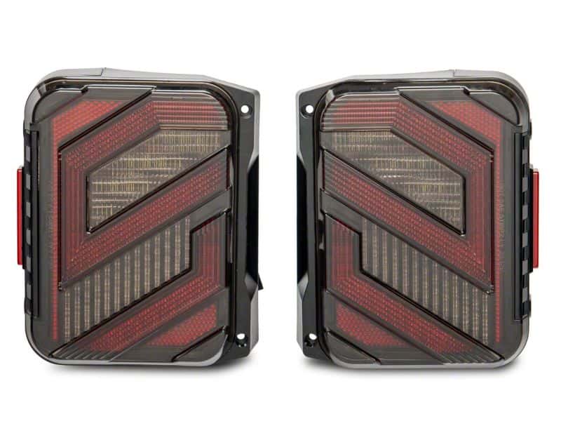Raxiom — Raxiom 07-18 Jeep Wrangler JK Axial Series Trident LED Tail Lights- Blk Housing (Clear Lens)
Lights - view 5