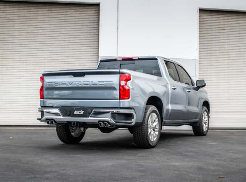 Borla — Borla 19 Chevrolet Silverado/GMC Sierra 1500 6.2L SS Touring Catback Exhaust - Square Chrome Tips
Cat-Back System - view 4
