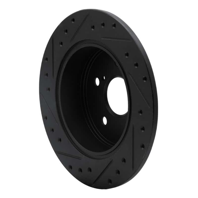 R1 Concepts — R1 99-03 Lexus RX300 Rear Right Drilled & Slotted Black Brake Rotor
R1 Brake Rotor Drill - view 4