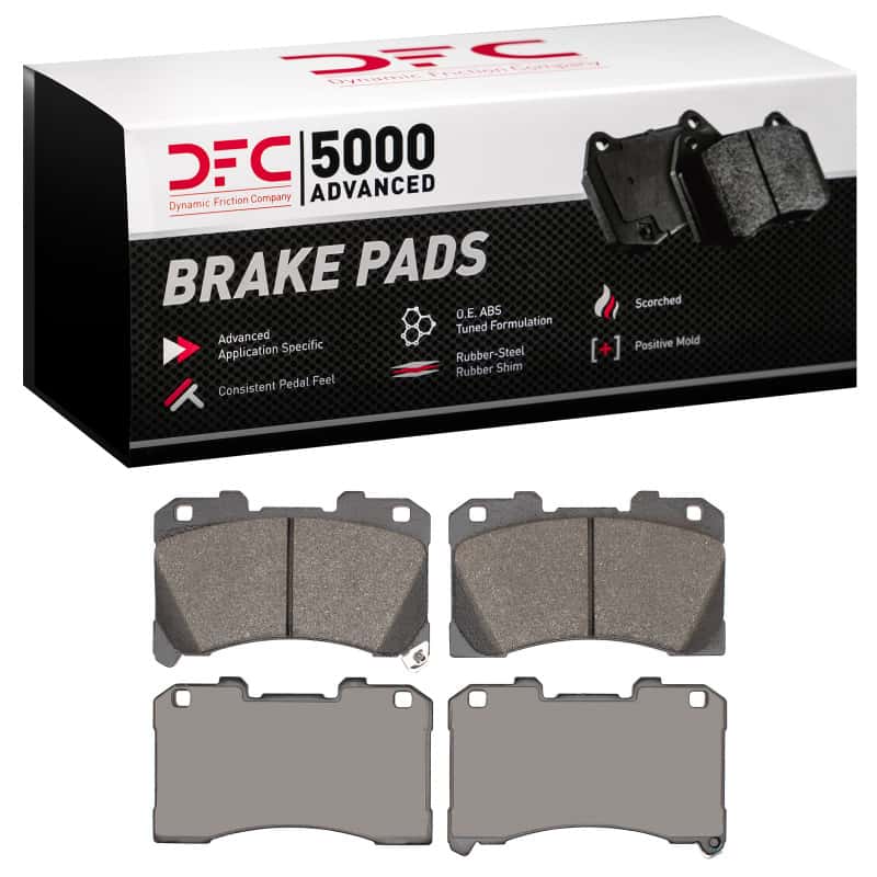DFC — DFC 22-25 Toyota GR Yaris (Mexico) Front 5000 Advanced Low Metallic Brake Pads - view 1
