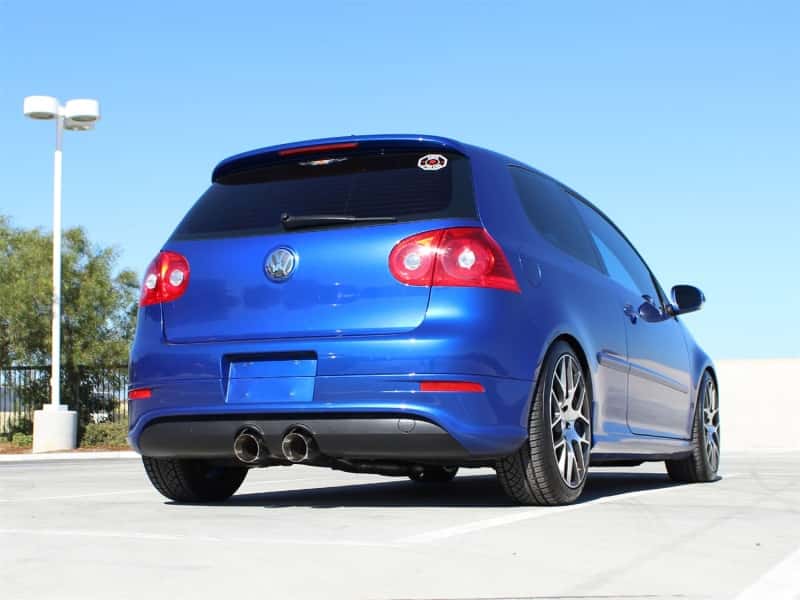 aFe — aFe MACHForce XP 2-1/2in SS-304 Cat-Back Exhausts w/ Polished Dual Tips 2008 VW Golf R32 V6-3.2L MKV
Cat-Back Exhaust - view 6
