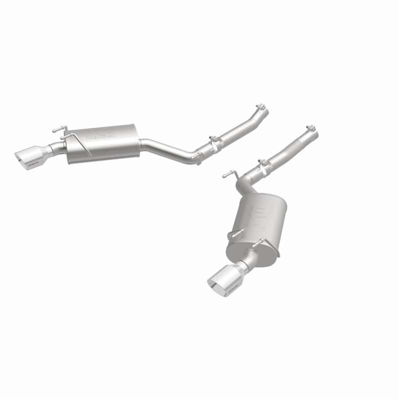 Magnaflow — MagnaFlow Axle-Back Stainless Dual Split 4in Polished Tips 10-15 Chevrolet Camaro Convert. 3.6L V6
Axle-Back
Cat-Back - view 2