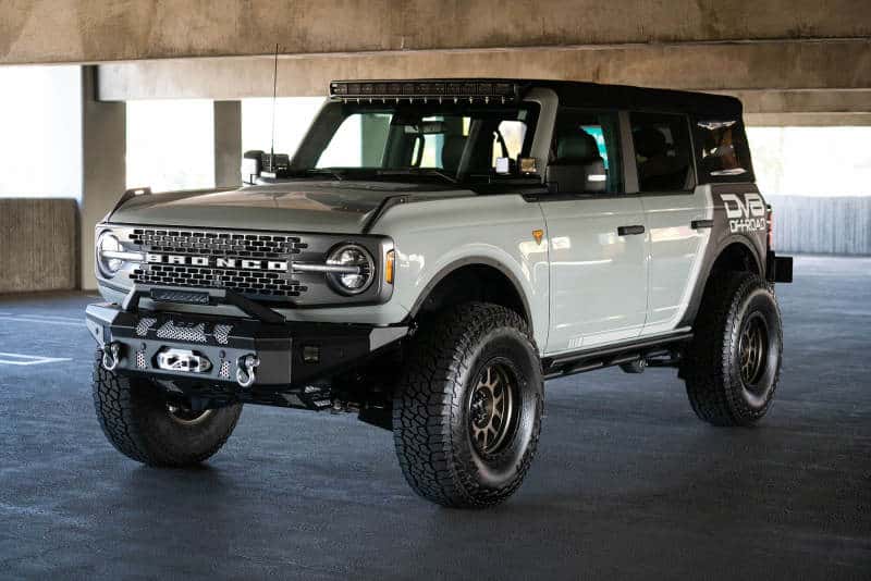 DV8 Offroad — DV8 Offroad Bull Bar Add-On For DV8 Ford Bronco Bumpers - Fits 13in Elite Series Light Bar - view 11