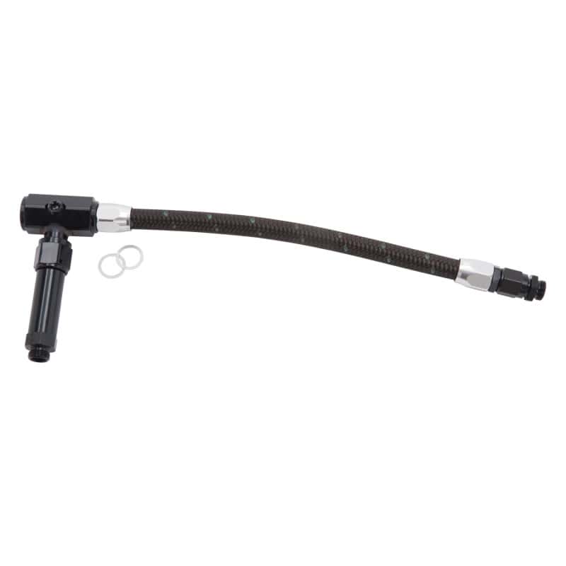 Russell — Russell Performance -6 AN to 3/8in Female NPT ProClassic Demon Dual Inlet Carb Kit (Black/Silver)
Carburetor Fuel Line - view 1