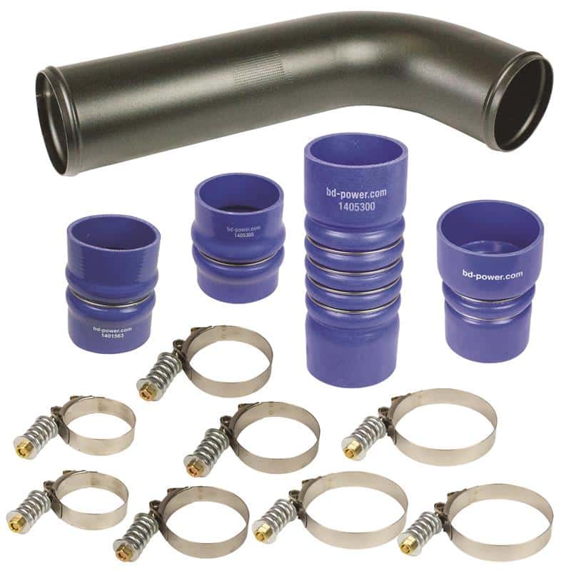 BD Diesel — BD Diesel Intercooler Hose/Clamp Kit - Dodge 2007.5-2009 6.7L
HOSE & CLAMP KIT
TChrgrIcoolerHs - view 2