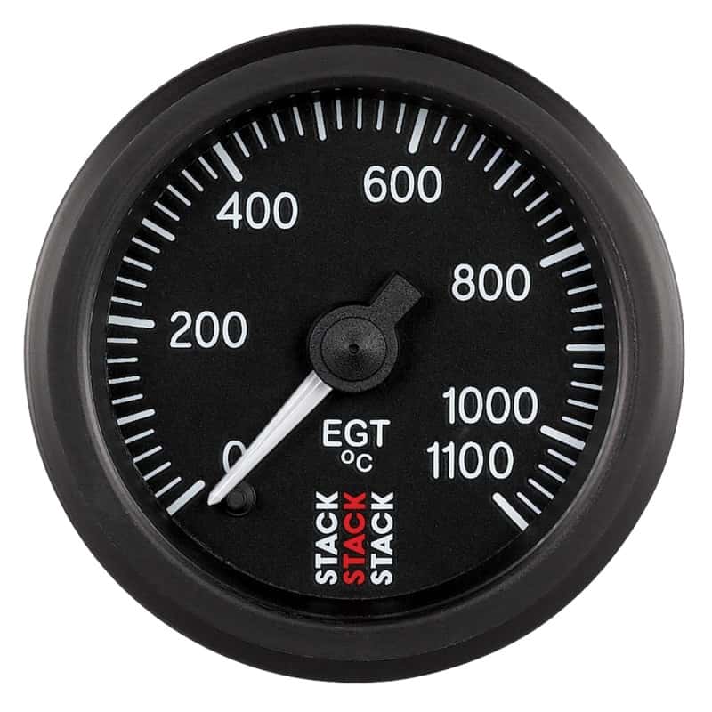 AutoMeter — Autometer Stack 52mm 0-1100 Deg C Pro Stepper Motor Exhaust Gas Temp Gauge - Black
Ga EGT Stpr B - view 1