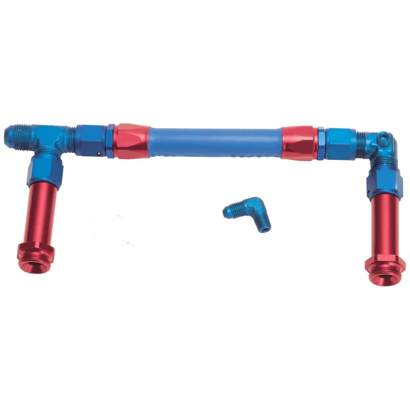 Russell — Russell Performance -8 AN to -8 AN Twist-Lok Holley 4150 Dual Inlet Carb Kit (Red/Blue)
Carburetor Fuel Line - view 2