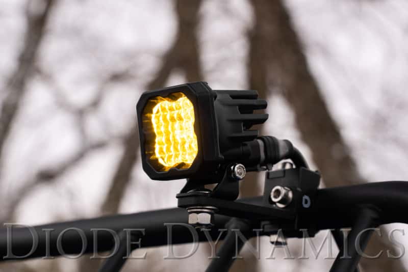 Diode Dynamics — Diode Dynamics Stage Series C1 LED Pod Sport - Yellow Wide Standard ABL (Pair) - view 3