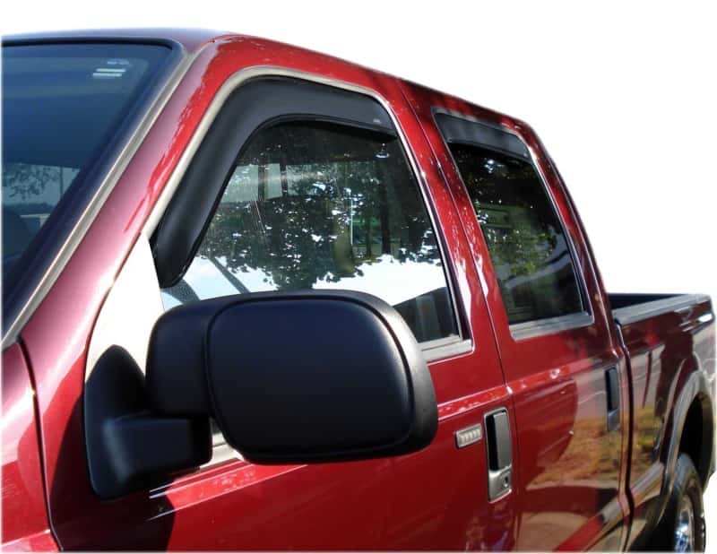 AVS — AVS 99-16 Ford F-250 Supercrew Ventvisor In-Channel Front & Rear Window Deflectors 4pc - Smoke
IN-CHANNEL VENTVISOR
Side Window Vent - view 4
