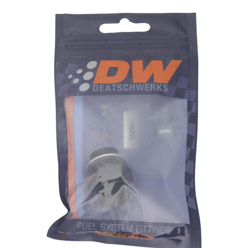 DeatschWerks — DeatschWerks 8AN ORB Male to M18 X 1.5 Metric Male (Incl O-Ring and Washer) - Anodized Matte Black
Lines & Fittings - view 2