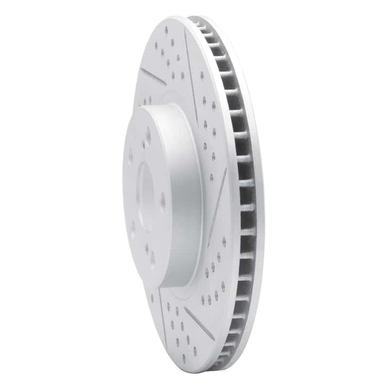 R1 Concepts — R1 00-10 Pontiac Vibe Front Right Drilled & Slotted Geo-Carbon Rotor - view 2