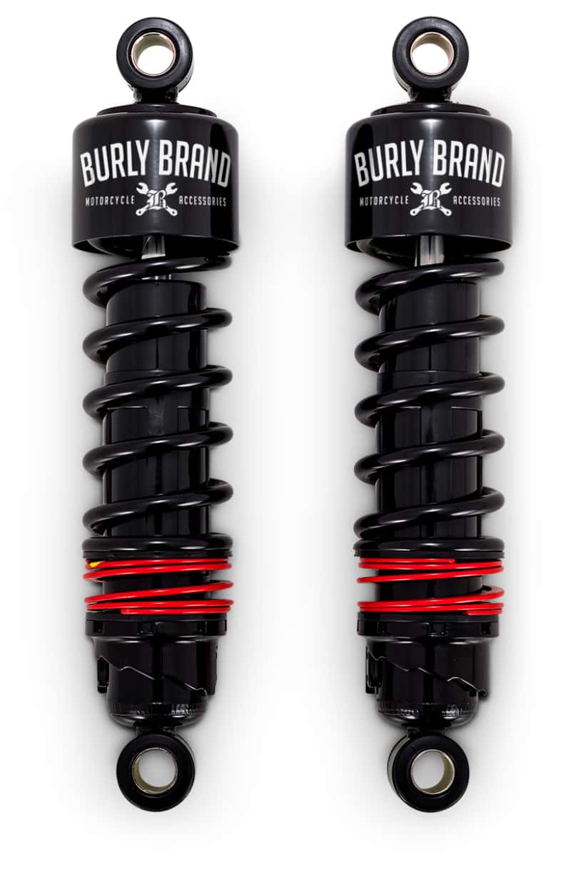 Burly Brand — Burly Brand FLH Slammer Shocks - Black - view 2