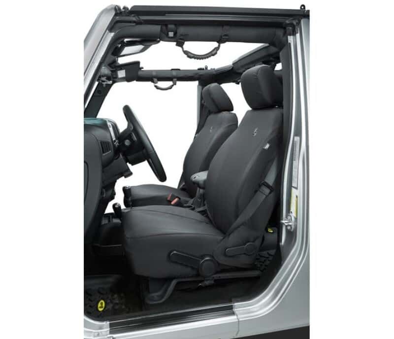 Bestop — Bestop 13-18 Jeep Wrangler JK Front Seat Covers (Black Diamond) - view 1
