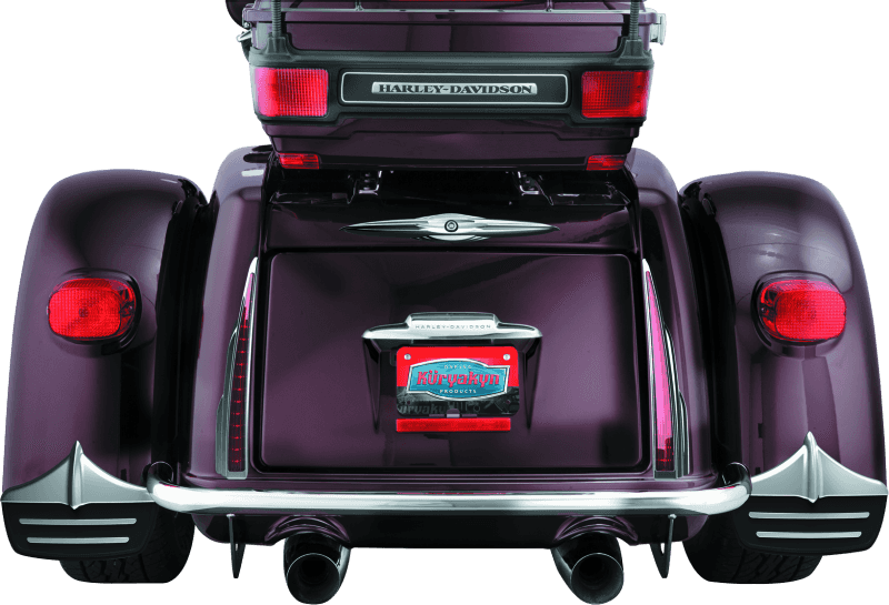 Kuryakyn — Kuryakyn Rear Mud Flaps For Trikes Chrome - view 1