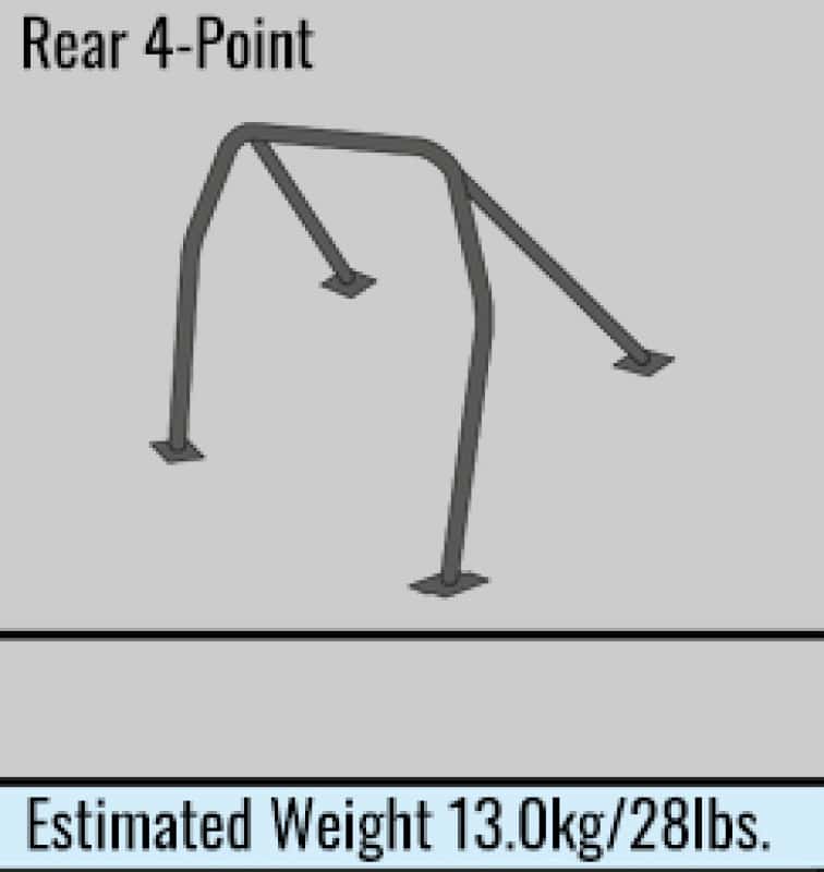 Cusco — Cusco Safety 21 2-Pssgr 4-PT Roll Cage Nissan Skyline R33 - (S/O-No Cancel) - view 4