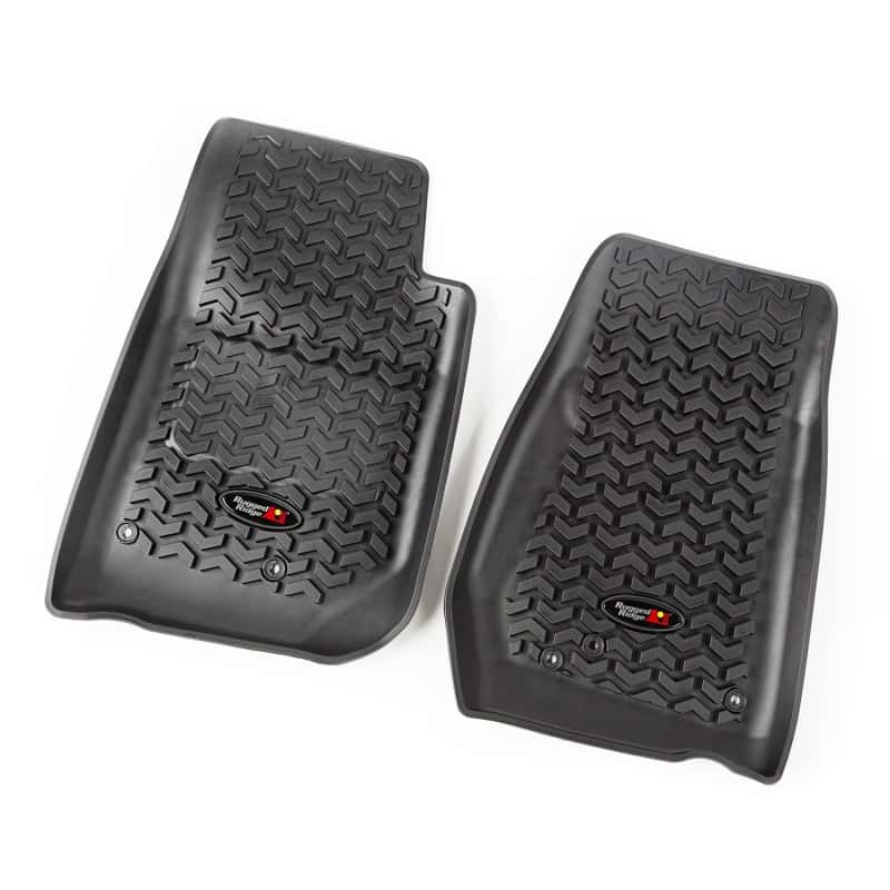 Rugged Ridge — Rugged Ridge Floor Liner Front Black 2007-2018 Jeep Wrangler Unlimited JK 4 Dr
OFFROAD_FLOORLINERS
Floor Mat Set - view 1