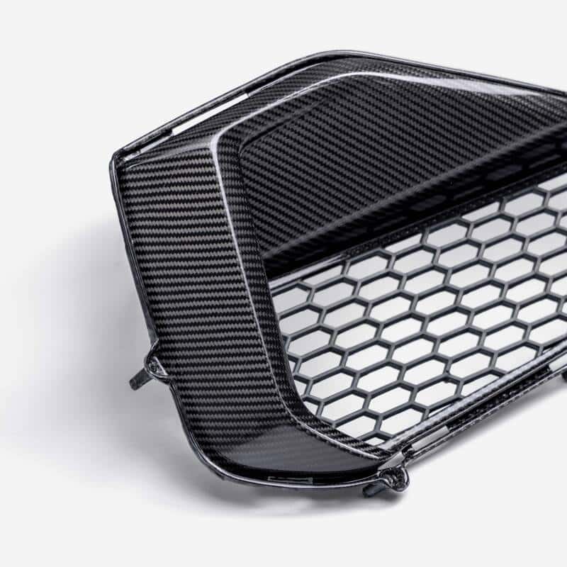 Anderson Composites — Anderson Composites 2024 Ford Mustang GT Carbon Fiber Front Bumper Inserts - view 5