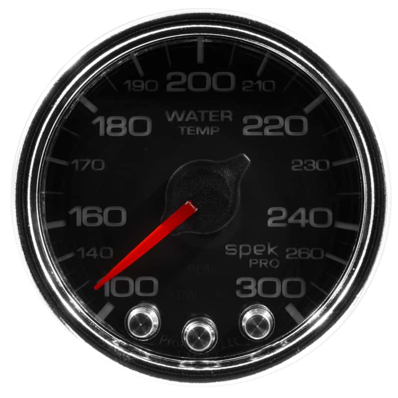 AutoMeter — Autometer Spek-Pro Gauge Water Temp 2 1/16in 300f Stepper Motor W/Peak & Warn Blk/Chrm
GA 2" WTEMP BCC SPEK - view 3