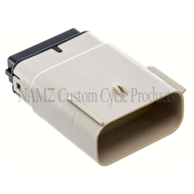 NAMZ — NAMZ 07-23 V-Twin Glide Left Handlebar Ctrl Molex MX-150 16-Pos Male Connectr - Gray (HD 72492-07GY) - view 1