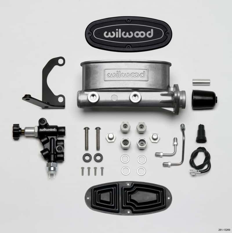 Wilwood — Wilwood HV Tandem M/C Kit w L/H Bracket & Prop Valve - 1in Bore
M/C,TANDEM KIT - view 1