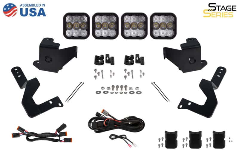 Diode Dynamics — Diode Dynamics 2022 Toyota Tundra SS5 Grille CrossLink Bracket Kit - view 9