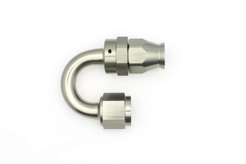 DeatschWerks — DeatschWerks 8AN Female Swivel 180-Degree Hose End PTFE (Incl. 1 Olive Insert) - view 3