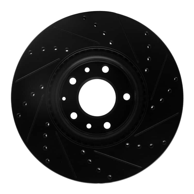 R1 Concepts — R1 06-07 Mazda 6 Front Left Drilled & Slotted Black Brake Rotor
R1 Brake Rotor Drill - view 5