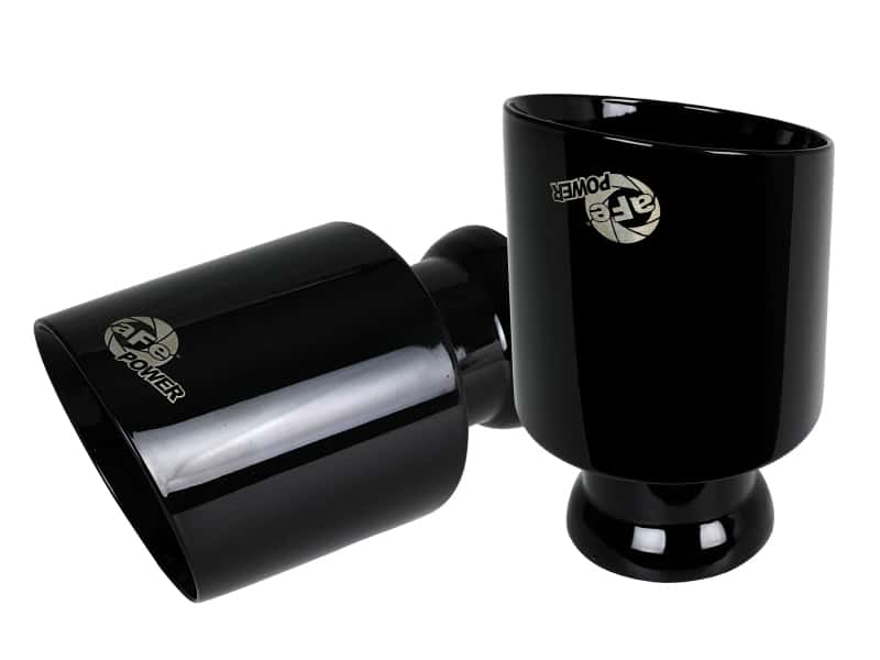 aFe — aFe MACH Force-XP 4-1/2in Black OE Replacement Exhaust Tips - 15-19 Dodge Charger/Hellcat
Exhaust Tip Black - view 1